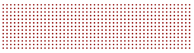 Pattern of evenly spaced red dots, forming a grid
