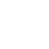 Minimalist white icon of a bent knee